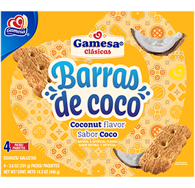 Gamesa® Clásicas® Barras de Coco