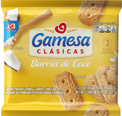 Bag of Gamesa® Clásicas® Barras de Coco